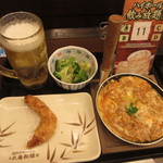 丸亀製麺 - 飲み放題付き1000円セット　(2019.7)