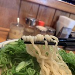 中華蕎麦 春馬 - 麺上げ⤴️