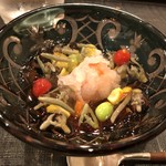 あま木 - ハモとジュンサイ、夏野菜