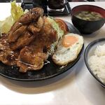 リブロース生姜焼き