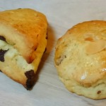 ル パン ナガタ - スコーン(チョコ)とスコーン(プレーン)