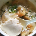 東京豆漿生活 - お豆腐…レンチン直後は塊です