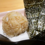 鮨 ふくじゅ - 酢飯と合わせても