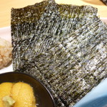 鮨 ふくじゅ - 海苔も薫り高い