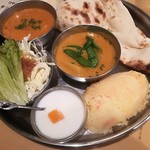 おいしいカレー工房 ひつじや - 南インドチキンキーマとサヤエンドウ