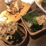 JAPANESE SAKE BAR TSUCHINOKO - エイヒレ、梅キュウリ、雲丹豆腐！