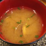 玄海鮨 - 付いてくる 貝汁（アサリ）