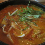 ポジャンマチャ - スンドゥブチゲは、胡麻の風味がすごい！