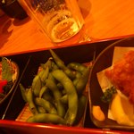 ファミリーレストラン 桃源郷 - ビールセット（あ！もうビール無いやん）