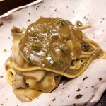 炭火割烹 白坂 - 蝦夷鮑麺