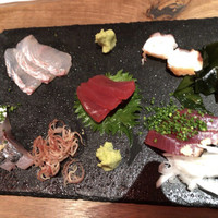 飯家くーた 銀座七丁目店 - お刺身五点盛