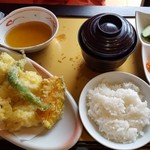こうりん - 日替わり定食　鱧の天ぷら