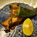 道人 - 徳島のあわびとタカガミ？唐辛子