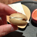 侘家古暦堂 - 《秋山総料理長 おすすめコース》 
      ●前菜二種盛り
      ・ミニ最中マスカルポーネチーズサンド