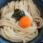 讃岐うどんよろず屋 - ぶっかけうどん(冷) + とろろ + 卵黄