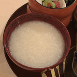 石塀小路 朝粥と出し茶漬け KOI-KOI - 《朝粥膳¥2484税サ込》
      ●御飯:鯉恋米お粥