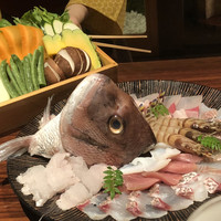 名古屋 魚しゃぶ 濱の季 - 鯛のお頭つきよん❣️