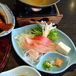 徳造丸 魚庵 - 金目鯛しゃぶしゃぶ