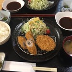 Tonkatsu Tonshin - 私 シャブカツ&メンチカツ定食 780円