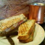 フォレストコーヒー - ホットサンド、アイスコーヒー