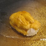 三笠鮨 - 吉岡産紫雲丹