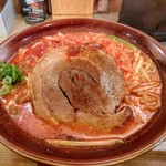 味噌乃家 - 旨辛味噌ラーメン 激辛＋特盛（780円＋200円）マジで辛かった・・:(；ﾞﾟ'ωﾟ'):