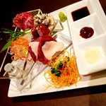 Shibuya Kairi - 肉盛り4種盛り  ハラミ.ハツ.馬タテガミ.センマイ