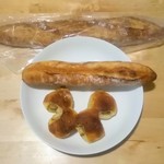 「明太子フランス」、「プロヴァンス」、「レトロバゲット 大サイズ」