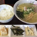 Imai - しおラーメン＆半ライス