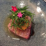 サラマンジェ ド ヨシノ - キハダマグロ　大きくて柔らかな身でした