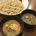 Aoyama Niboshi Ra-Men Hare Ruya - 濃厚海老つけ麺＆濃厚煮干しつけ麺Wセット 1100円
