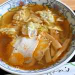 食堂 赤牛 - ワンタン麺￥750