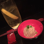 そばびより 朱月庵 - ハイボールとお通し