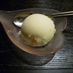 焼肉酒家 牛さくら - 【柚子シャーベット】（焼肉コース　４０００円）