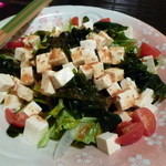 【和風豆腐サラダ】（焼肉コース　４０００円）