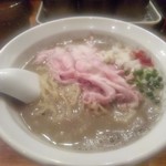 麺処 にぼし香 - 肉増し味噌煮干蕎麦