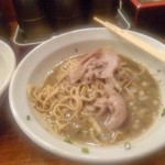 麺処 にぼし香 - スープ投入