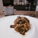 イル・チェントリーノ - パスタ２、赤グラス