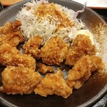 Shunsensakabatengu - 鶏の唐揚げ（８個）定食　５５０円