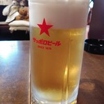 レストラン ミッキー - 生ビールは赤星不明円