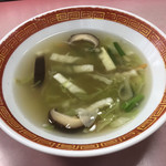赤のれん - 野菜スープ ¥400