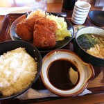 中佐本店 - 串カツ定食900円