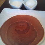 パンケーキ　和風よりで絶妙に美味しい