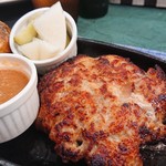 オリーブの風 豚肉専門店 - 塩豚のハンバーグ