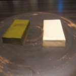 レストラン ラ フィネス - 鮑肝バター、モリーユ茸バター。ソースに加えると絶品！