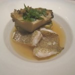 レストラン ラ フィネス - 舞鶴産鮑、クエ