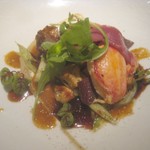 レストラン ラ フィネス - ラカン産鳩、オマール・ブルー