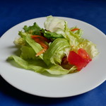 ペペロンチーノ - サラダ