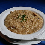 ペペロンチーノ - キノコ類のクリームソースのリゾット