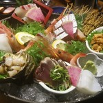 お肉にするか お魚にするか かのう - ◆造り盛り合わせ(一人前)　1,480円(税別)×三人前